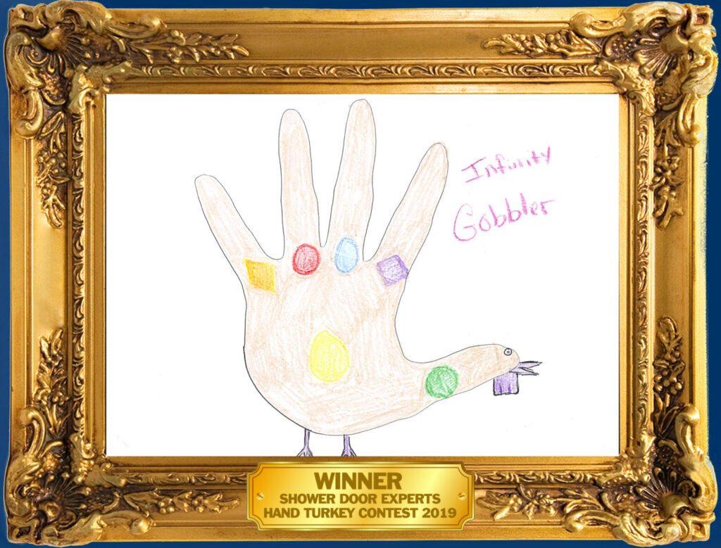 thanksgiving hand turkey as thanos