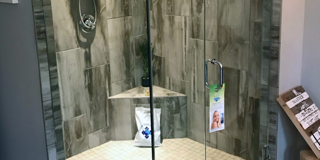 frameless shower door in new market maryland