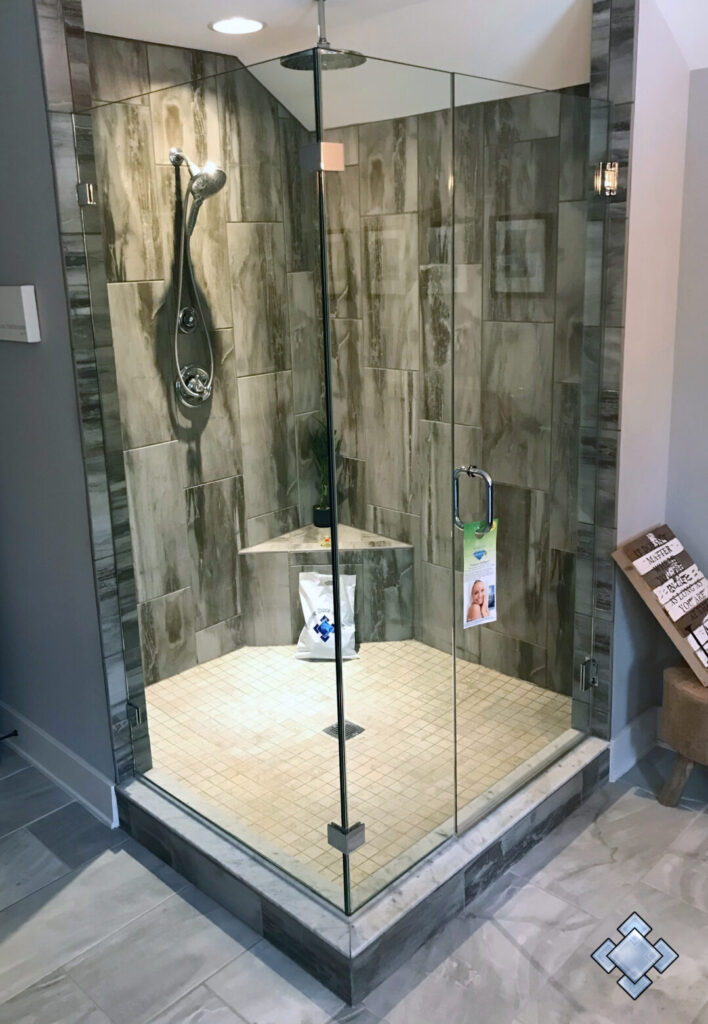 frameless shower door in new market maryland