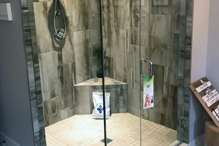 frameless shower door in new market maryland