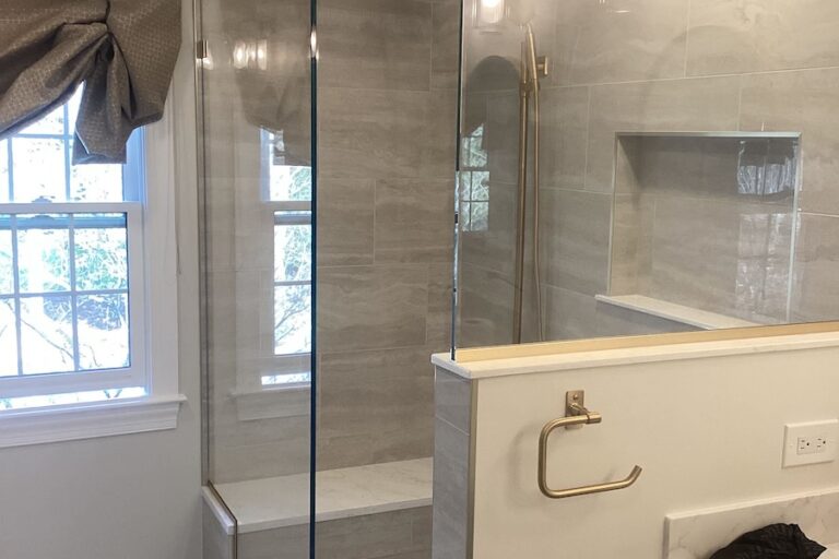custom corner shower doors in Rockville, MD